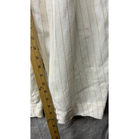 STUDIO NICHOLSON Bora Trousers Pleated Linen Blend Pant Belt Size 2 - Picture 10 of 12